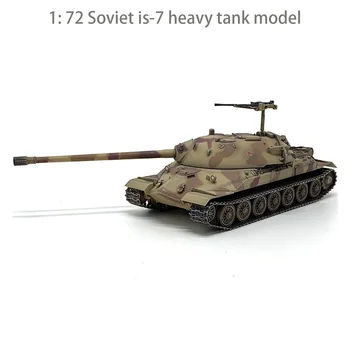 1: 72 Sovietų is-7 sunkusis tankas modelis Dykumų kamufliažas Galutinio produkto surinkimas modelis