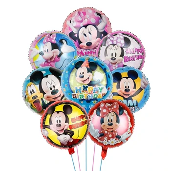 10vnt 18inch Mickey Minnie Mouse Balionai 