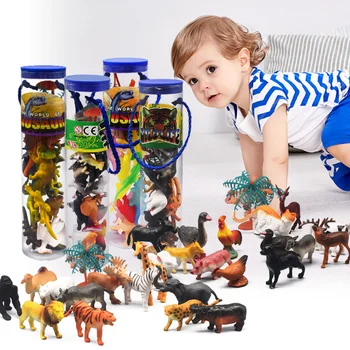 13pcs/daug Mini Dinozaurų Modelio Vaikų Švietimo Žaislai Mielas Šviesos Modeliavimas Gyvūnų Maži Skaičiai Berniukas, Dovanos Vaikams, Žaislai