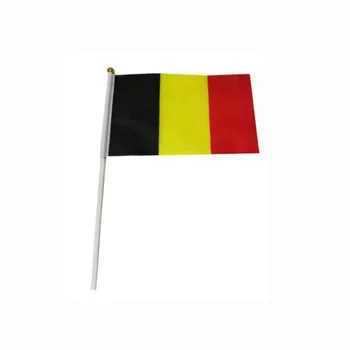 14*21 CM Belgija Šalies Vėliava, Poliesteris Vertus Garbanojimo Reklama 100 VNT./DAUG
