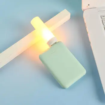 1PC USB Kištukinė Lemputė Mini Liepsna Lempa USB naktinė lempa Lempa, Žvakė USB Įkrovimo Mažas Knygos Lempos Nešiojami Apšvietimo Liepsnos Poveikis Lempos
