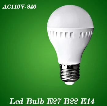 2020 Karšto Pardavimas naujų aukšto ryškumo led lempos šviesos 2835 SMD AC220V E27 5W 9W 12W 15W 50W Šalta/šilta balta led lemputė didmeninės