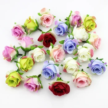 20pieces 3-4cm Dirbtinio šilko Rožė gėlių Galvos Scrapbooking Gėlių Kamuolys, Vestuvių Dekoravimas