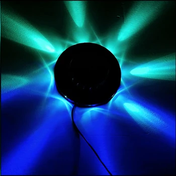 5W USB RGB Garso, Šviesos, Šalies Etapą Par Žibintai Įjungta Įjungta Sukasi LED Disco Ball Lempa LED Disco Garso Blykstės Lempa