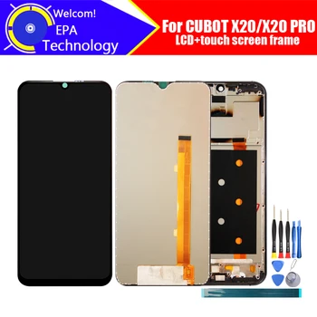 6.3 colių CUBOT X20 LCD Ekranas+Touch Ekranas skaitmeninis keitiklis+Rėmo Surinkimas 100% Originalus LCD+Touch skaitmeninis keitiklis skirtas CUBOT X20 PRO