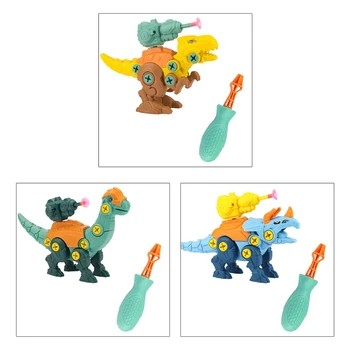 Asamblėjos Dinozaurų Žaislas su Atsuktuvu Pradėti Modelio Mokymosi Dovana Vaikams