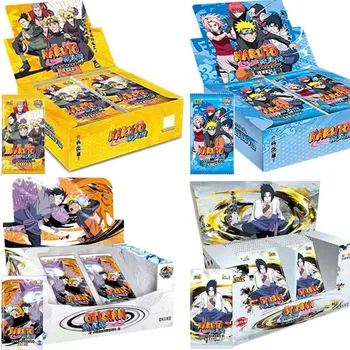 Didmeniniams 12BOX Naruto Rinkti Korteles, Pilnas Komplektas Booster Box Kayou Uzumaki Uchiha Anime Žaisti Žaidimą Cartas Kalėdų Dovana