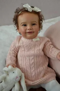 FBBD 65CM Jau Baigtas Reborn Baby Doll Zoe Su Ranka-Įsišakniję Plaukų Tikroviška Dailininko Meno Lėlės, Žaislai Vaikams KALĖDŲ Dovana