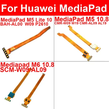 Garsiai Garsiakalbis Skambėjimo Jungtis, Flex Kabelis Huawei MediaPad M5 Lite 10 AL00 M5 10.8 colių W09 M6 10.8 colių AL09 Mainboard Juostelės