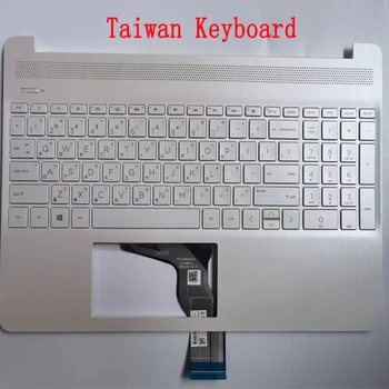 HP 15-DY 15-EF 15S-EQ TPN-Q222 L63575-AB1 Klaviatūros Palmrest Viršutinis Dangtis su Apšvietimu, Taivano, rusijos RU/US/ispanų SP Nešiojamas kompiuteris