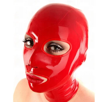 latekso moteriškas apatinis trikotažas, seksualus, pilnas latekso kaukė gaubtu seksualus fetišas hood vyrams latekso bodysuitstockings vyrams