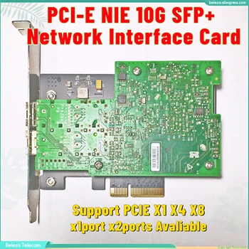 Mellanox ConnectX-3 PCI-E NIE 10G SFP+ Tinklo plokštė 10 Gigabit tinklo kortelė SFP+10G dual port pluošto MCX342 MCX341A
