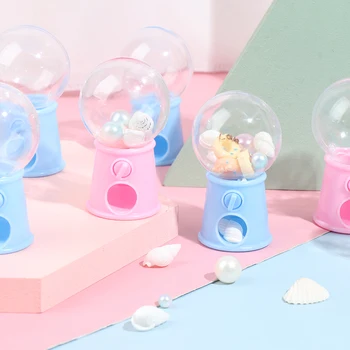 Mini Candy Mašina Burbulas Gumball Balionėlis Monetos Banko Vaikams Žaislas Chrismas Dovanos