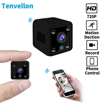 Mini Kamera, WiFi IP Baterijos Įkrovimo CCTV Vaizdo Stebėjimo Smart Home Security Kameros, Belaidės tinklo Mažas fotoaparatas