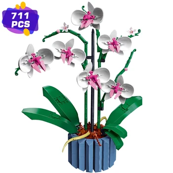 Orchidėja, Gėlių Puokštė 10311 Augalų Dekoro Kūrimo Rinkinys Suaugusiems; Sukurti Orchid Rodyti Kūrinį Namų ar Biuro