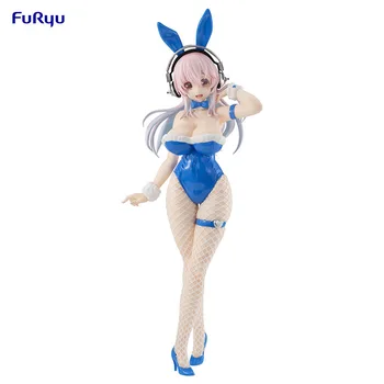 Originalus FuRyu SUPERSONICO Blue Rabbit Ver. Paveikslas, Bandai Originali Statulėlės Modelis Žaislų Kolekcija Dovana