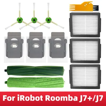 Pagrindinis Šepetys Šoninis Šepetys Hepa Filtras Dulkių Maišelio Pakeitimas iRobot Roomba J7+ / J7 Robotų Dulkių siurblys Atsarginės Dalys, Priedai