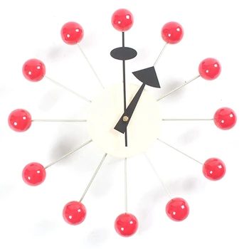 Ramioje Apvalios Medienos Kamuolys Sieninis Laikrodis Namų Dekoro Modernaus Dizaino Laikrodžiai už Kambarį Dekoro Priedai su Judėjimo