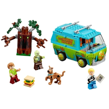 Scooby Paslaptis Pastato Blokus, Plytas Doo 10430 10428 10432 Žaislai Vaikams Kalėdų Dovanos Vaikams Modelio Mašina Su Lėlėmis