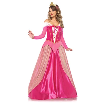 Suaugusiųjų Aurora Princesė Dress Kostiumai, Moteriški Helovyno Cosplay Suknelė