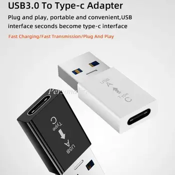 Tipas-C Su USB 3.0 Adapteris USB OTG C moterį, USB 3.0 Vyrų Konverteris Adapteris, Skirtas 