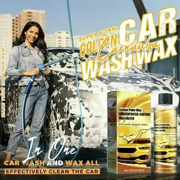 100ml Aukso Carnauba Car Wash Wax Super Blizgesys Keramikos Priežiūros Danga Pasta, Automobilių Poliravimas, Dažų, Vaško J6G3